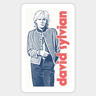 David Sylvian /// Retro Fan Art Design Sticker